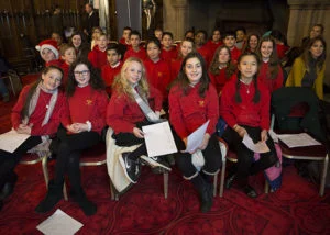 Children given inspiration as they remember the sacrifices of World War I