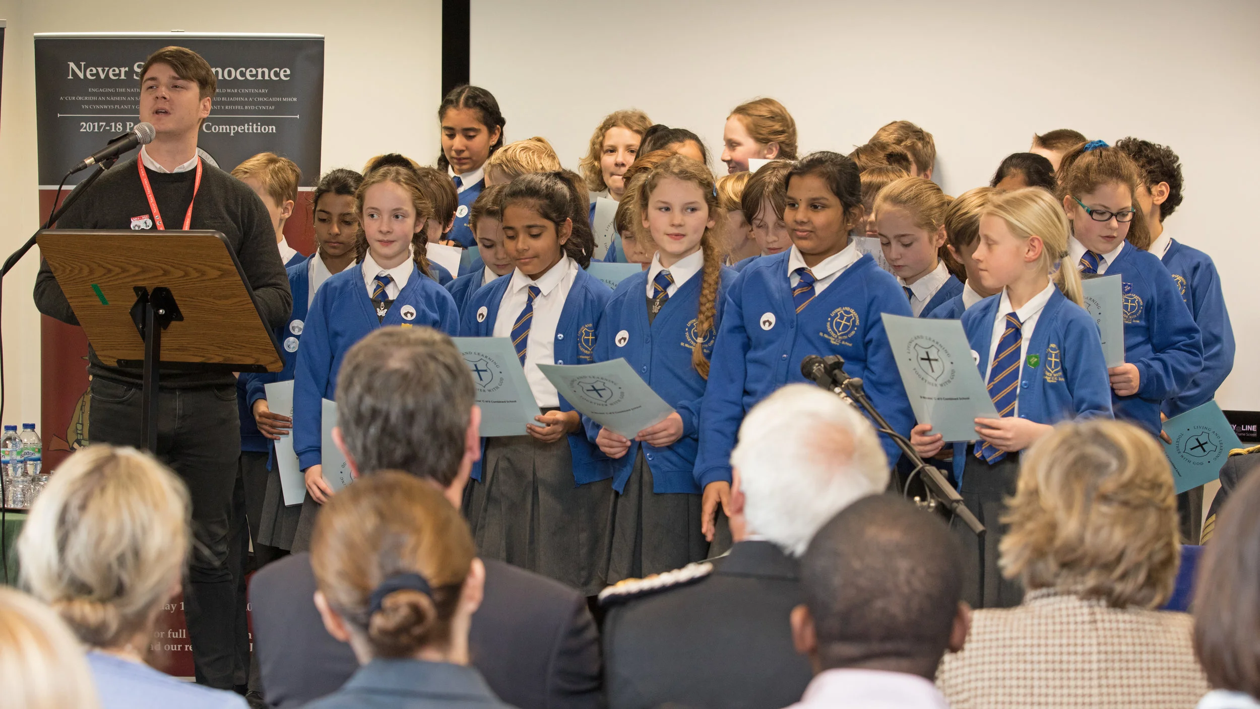Songs and poems from schoolchildren honour the lost men of the First World War 100 years ago