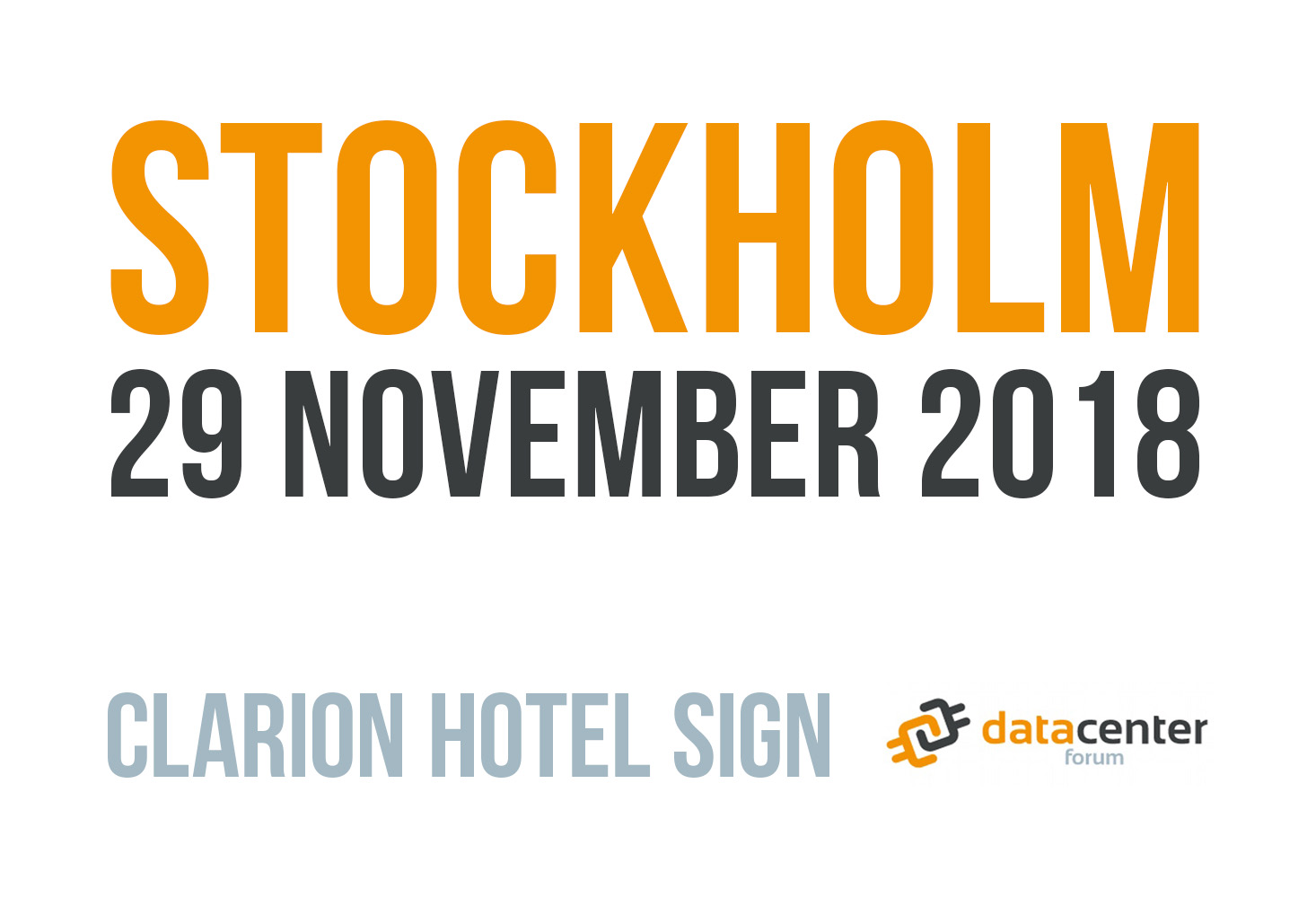 Datacenter Forum, Stockholm