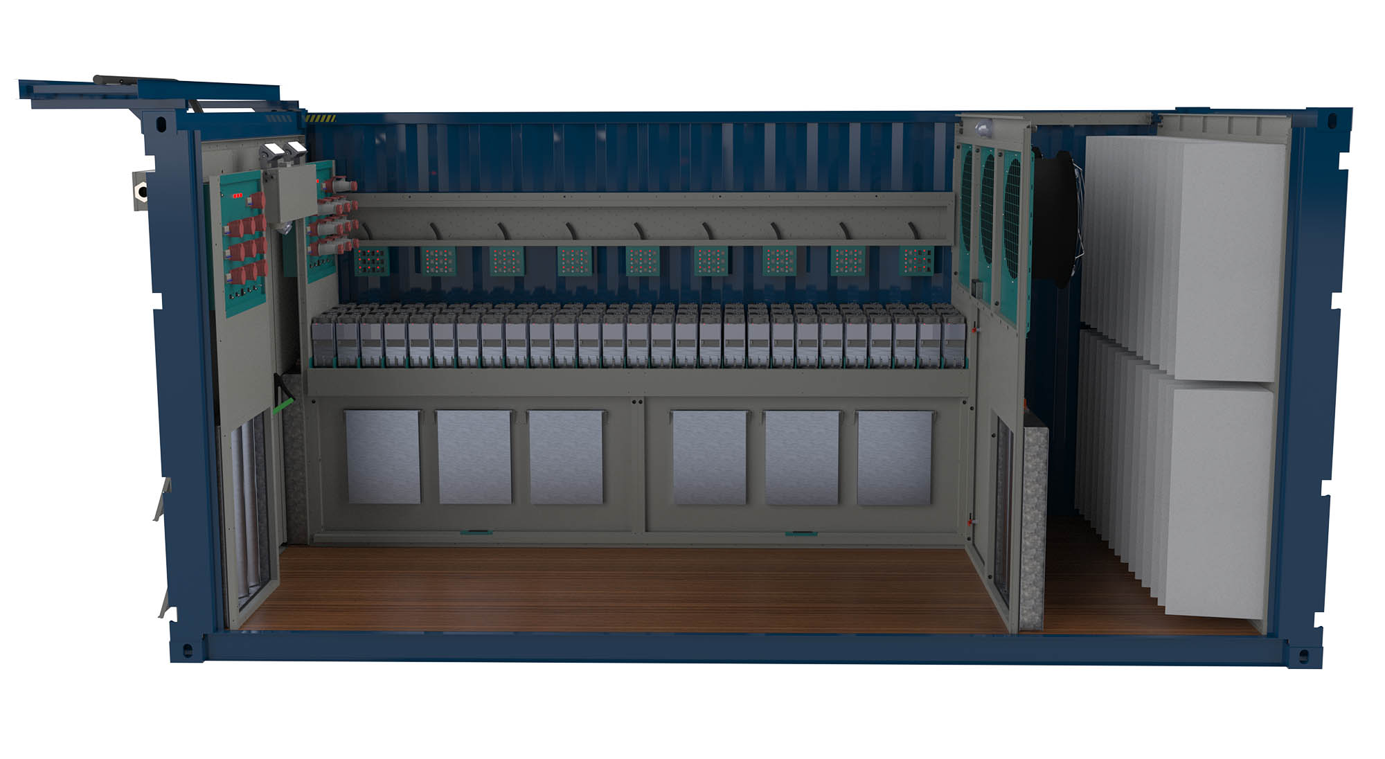 HPC Data Container CloudCooler by EcoCooling. Micro data Centre for Edge Computing and 5G applications.