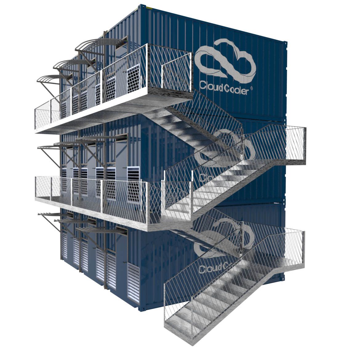 HPC Data Container. Modular prefab system to create a hyper scale data centre
