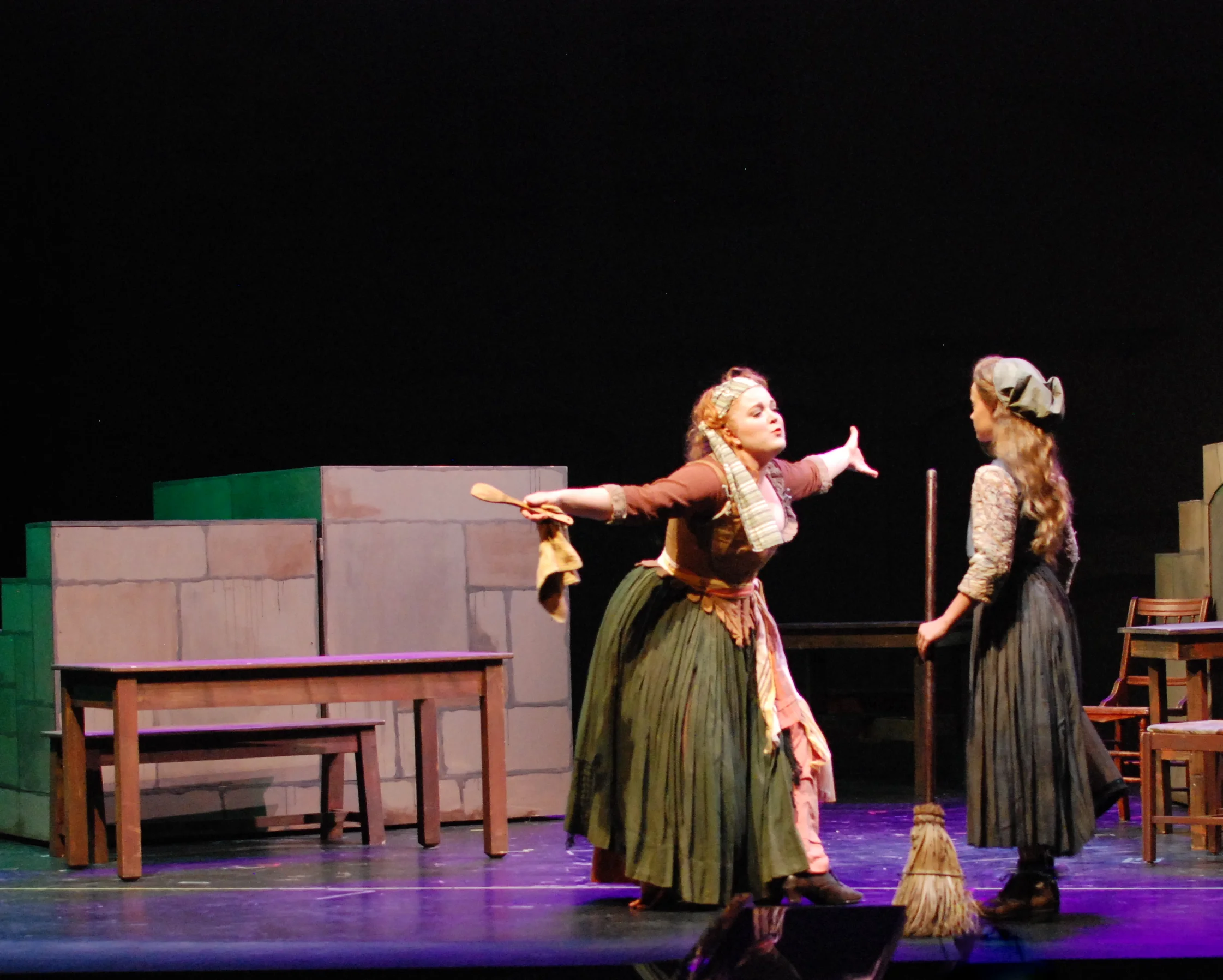 Madame Thernardier in Les Miserables at Seagle Music Colony (2015). Photo by James Carnahan.