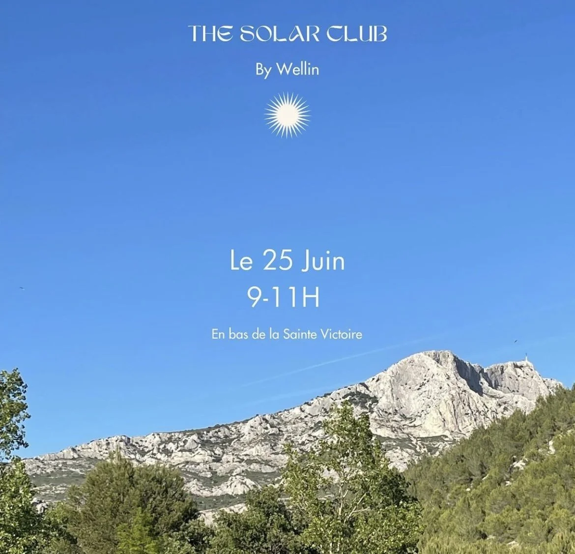 Cours de yoga au pied de la Sainte Victoire