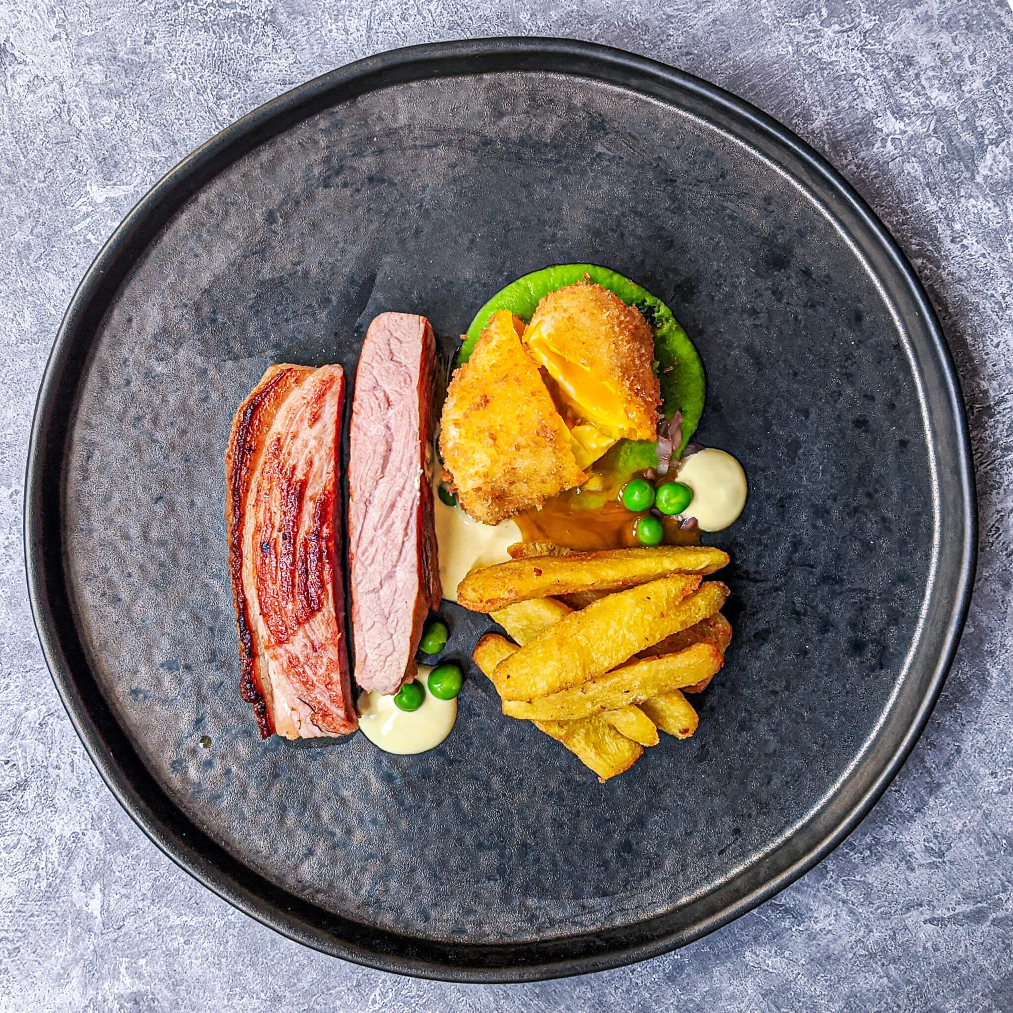 Jack's ham, egg and chips — Billy and Jack