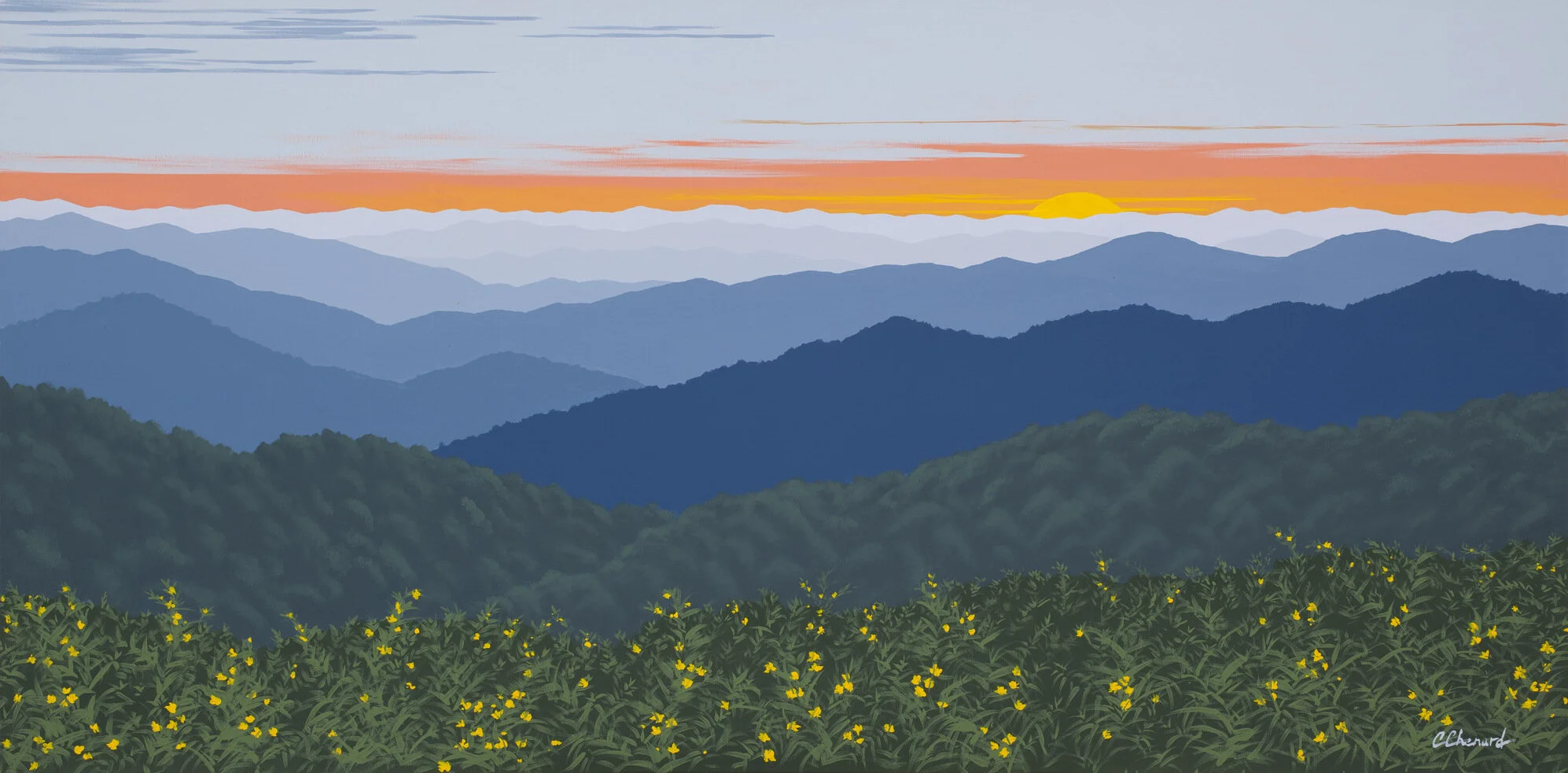 Landscape Paintings Cindy Lou Chenard