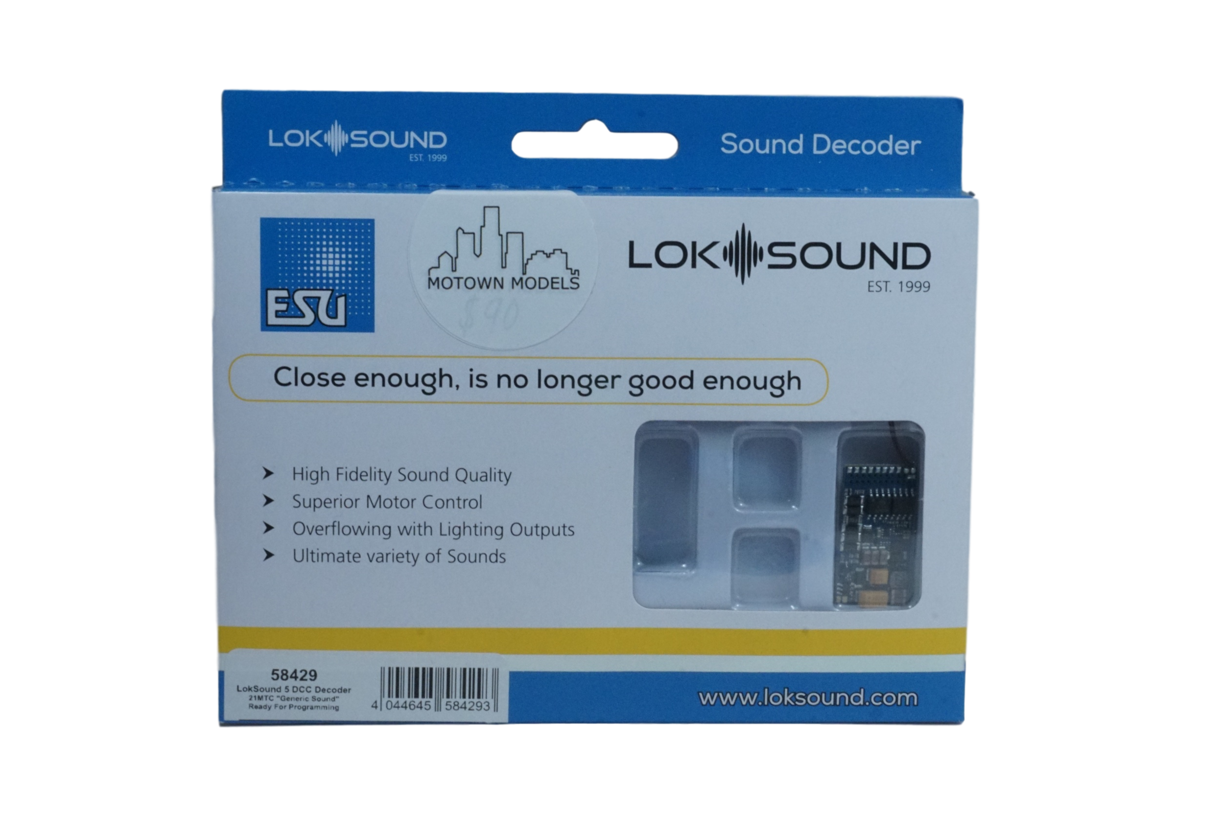 ESU 58429 LokSound 5 21 Pin — Motown Models