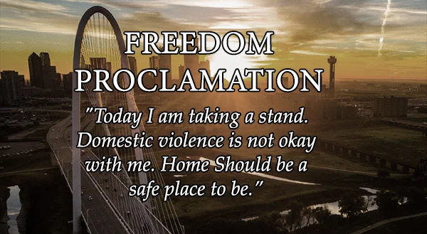 Join us in taking the Freedom Proclamation. Read about and share online!
