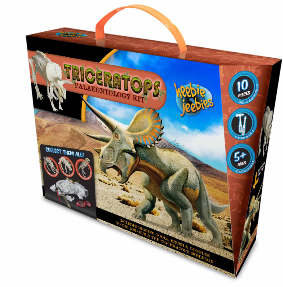 Triceratops Paleontology Kit