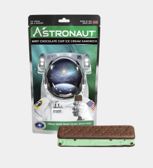 Astronaut Mint Chocolate Ice Cream Sandwich