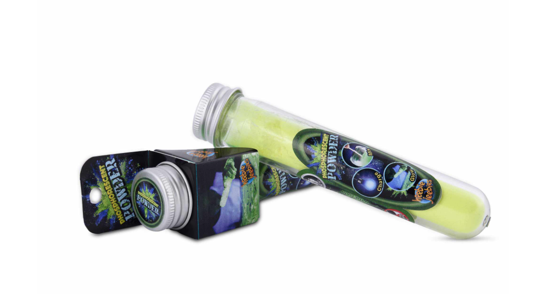 Phosphorescent Powder Test Tube