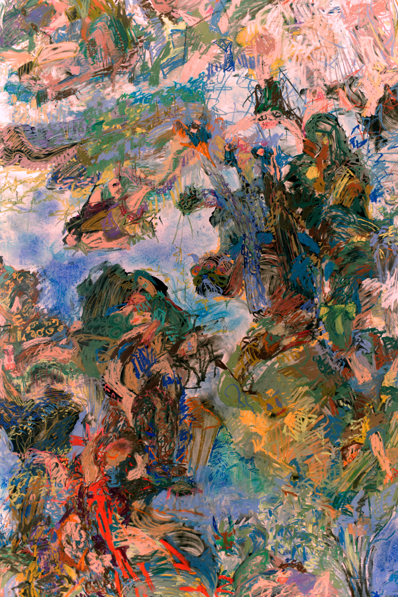 “Silent, upon a peak in Darien” (detail)