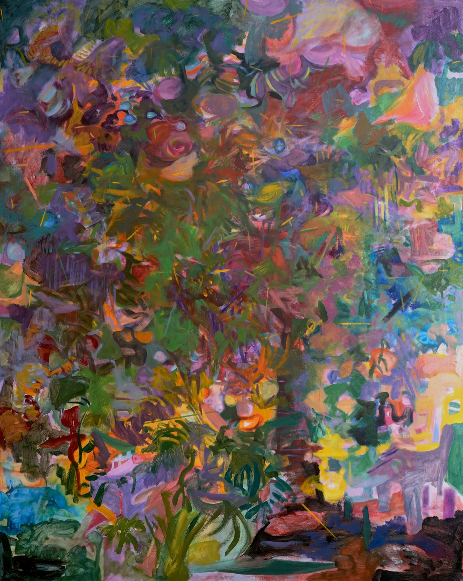 Between the Shadow and the Soul III; Oil on Canvas 48x60 inches 2015-2016;