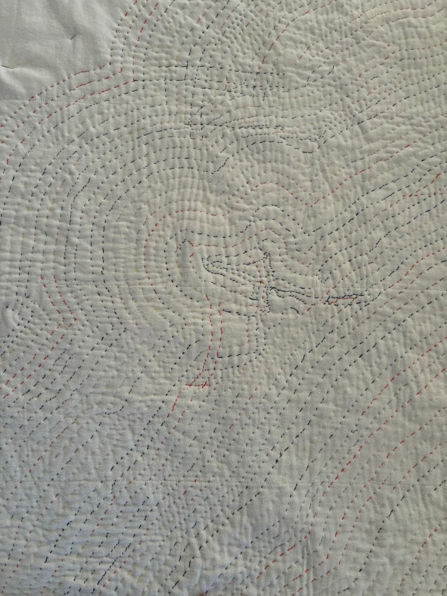 What the work reveals about our personal, creative journeys, is nothing to ignore. Every stitch, the pain, the gains, the Joy. I&rsquo;m excited to see this year through. I love I&rsquo;ll hold on to optimism.

#creativemetamorphosis #slowstitching #