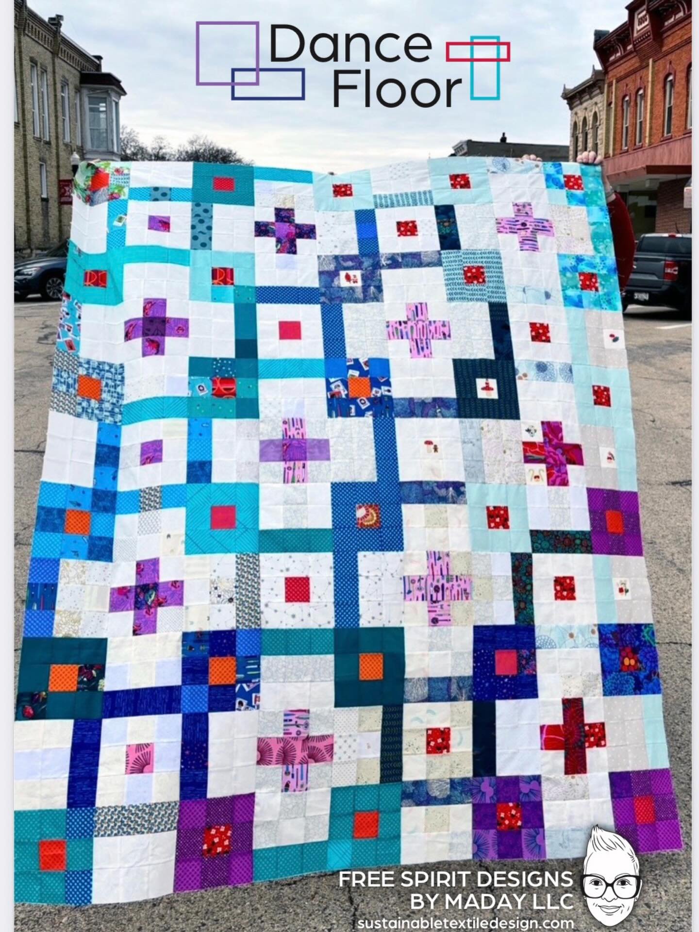 After a wonderful friend reached out and asked to write my pattern, it is going to be available all Thanks to her. I created &ldquo;Dance Floor&rdquo; as a private class for my students in @downtownbaraboo - but now it&rsquo;s going to be out there i