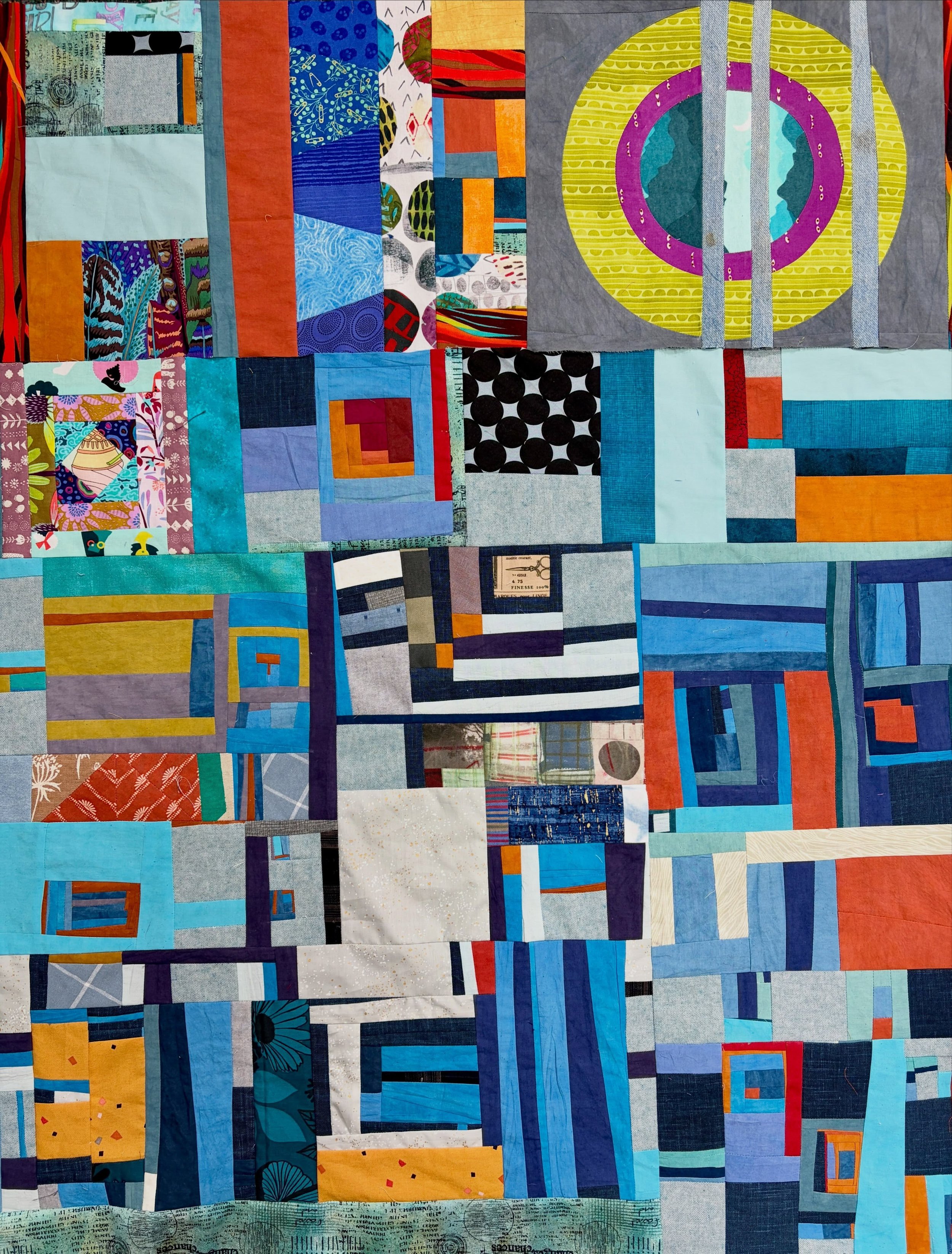 New work: Camino

Meet me at @madelineartschool next week! 

@cherrywoodfabrics is my obsession!