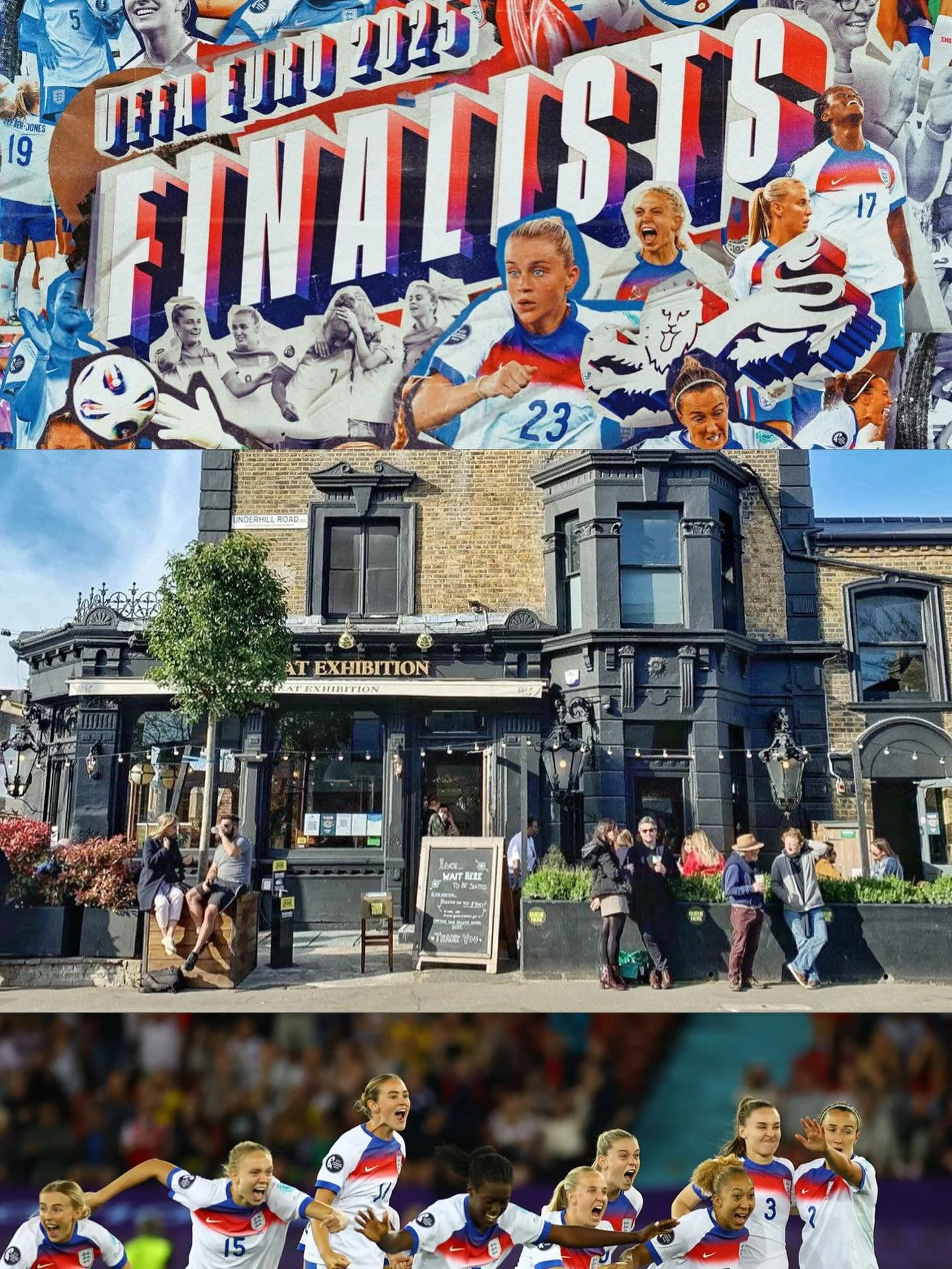 🏆 WOMEN&rsquo;S EURO FINAL &ndash; ENGLAND vs SPAIN 🏆 This Sunday @ 5PM, it&rsquo;s Lionesses vs La Roja and we&rsquo;re showing it LIVE across multiple screens at the pub! 🔥⚽
🎯 Tables available &ndash; but they&rsquo;re going fast 📺 Multiple sc