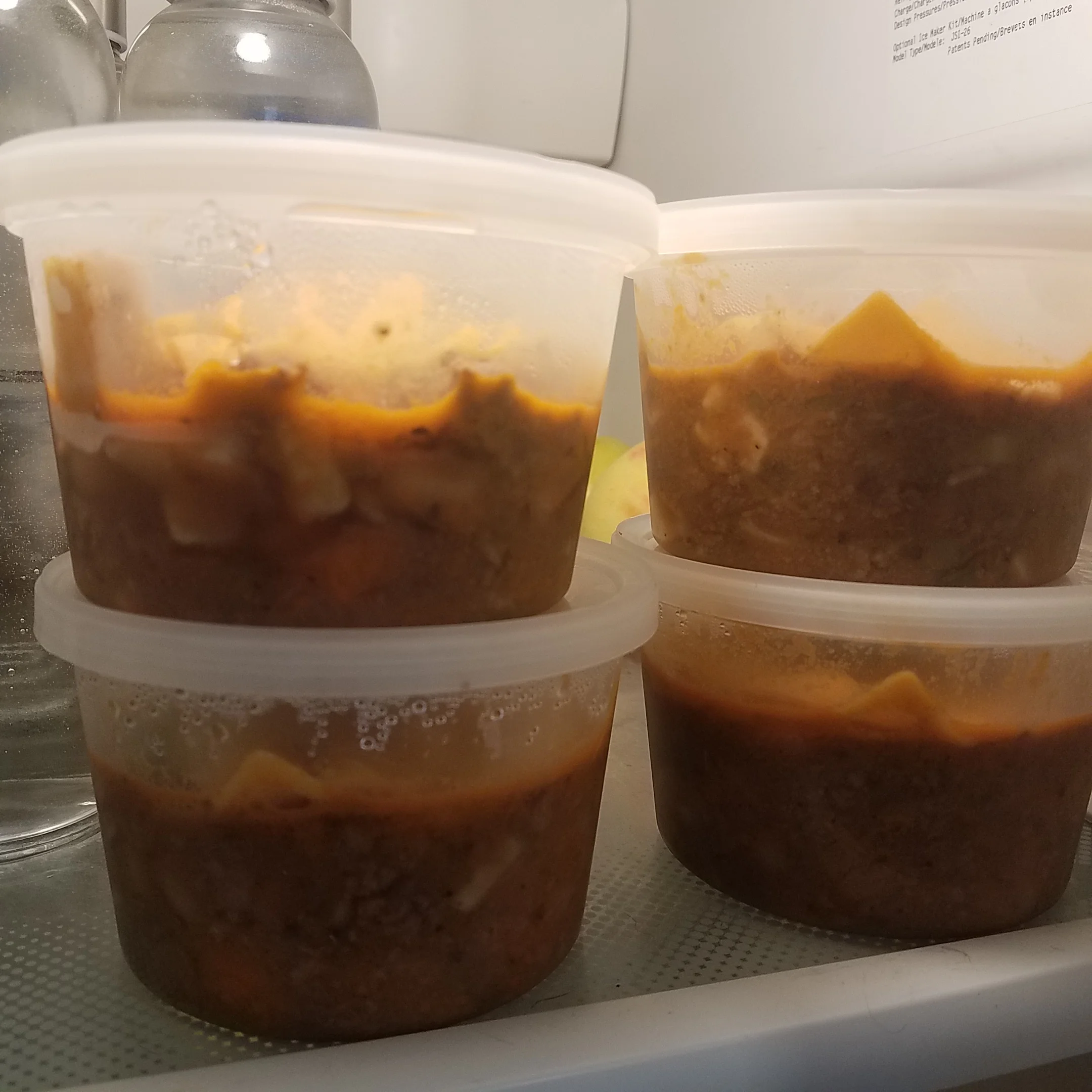 You fridge probably looks like this......