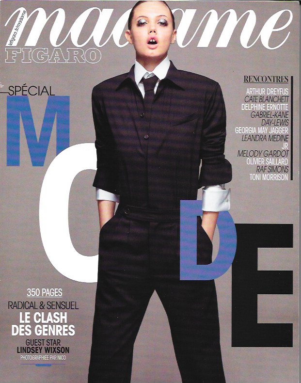 Madame Figaro - 28 Aout 2015 - Couv.jpeg