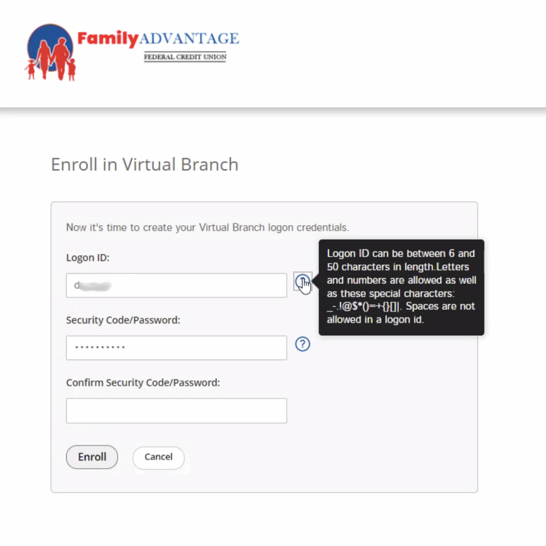 Technology Update Family Advantage FCU