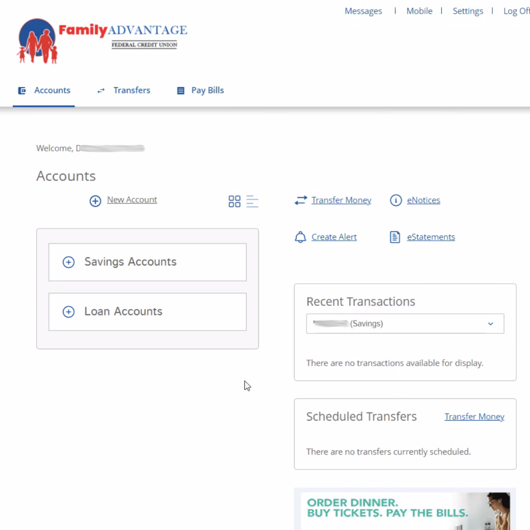 9. You can now access your account with our new and improved platform