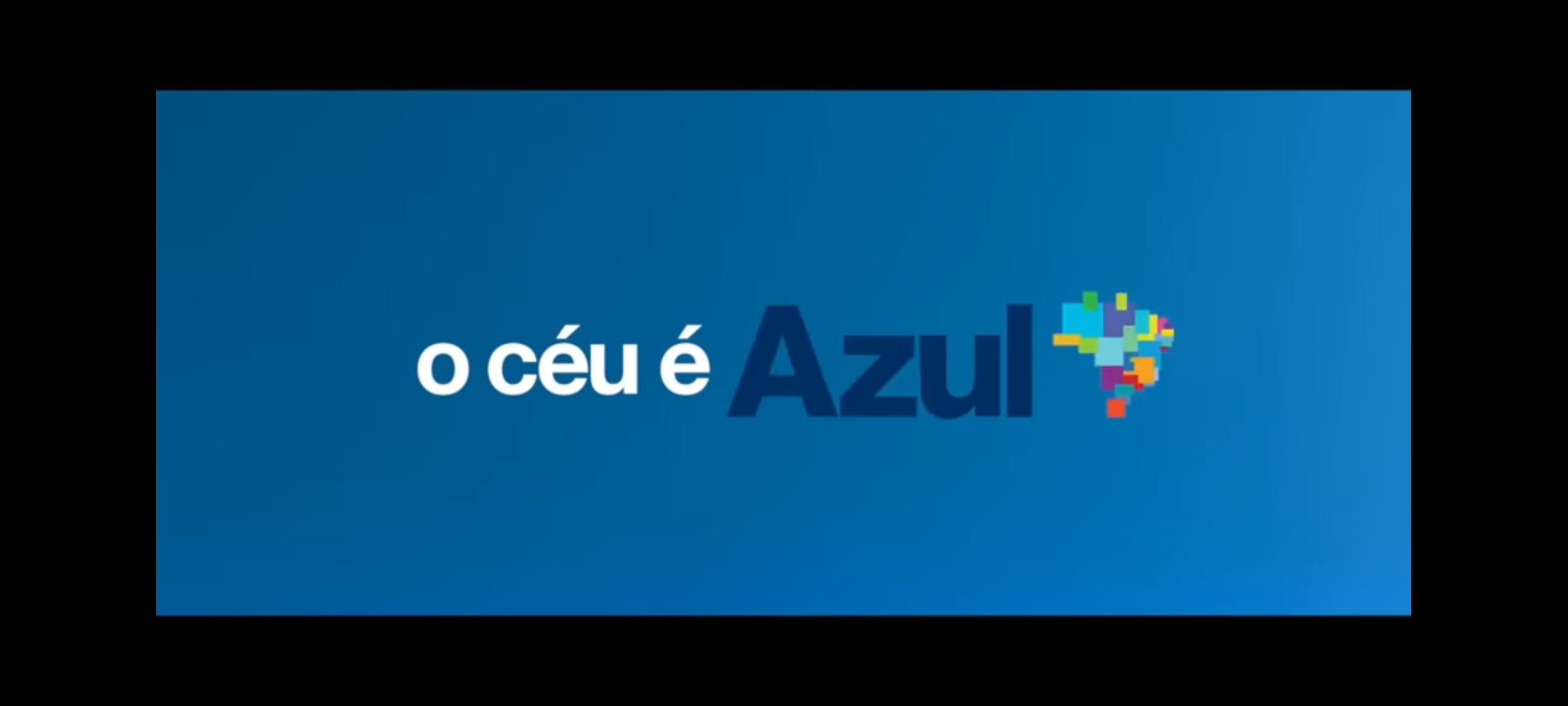 O céu é azul