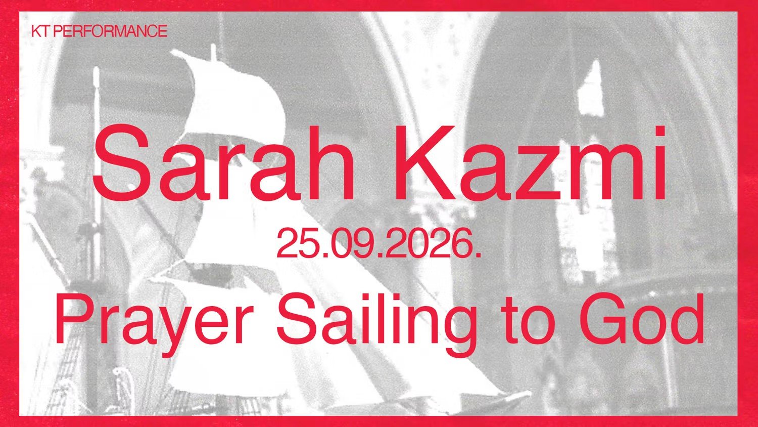 Sarah Kazmi - Prayer Sailing to God 
