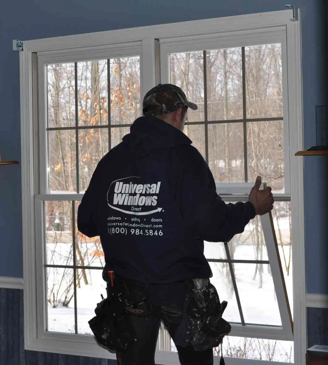 We professionally install windows.