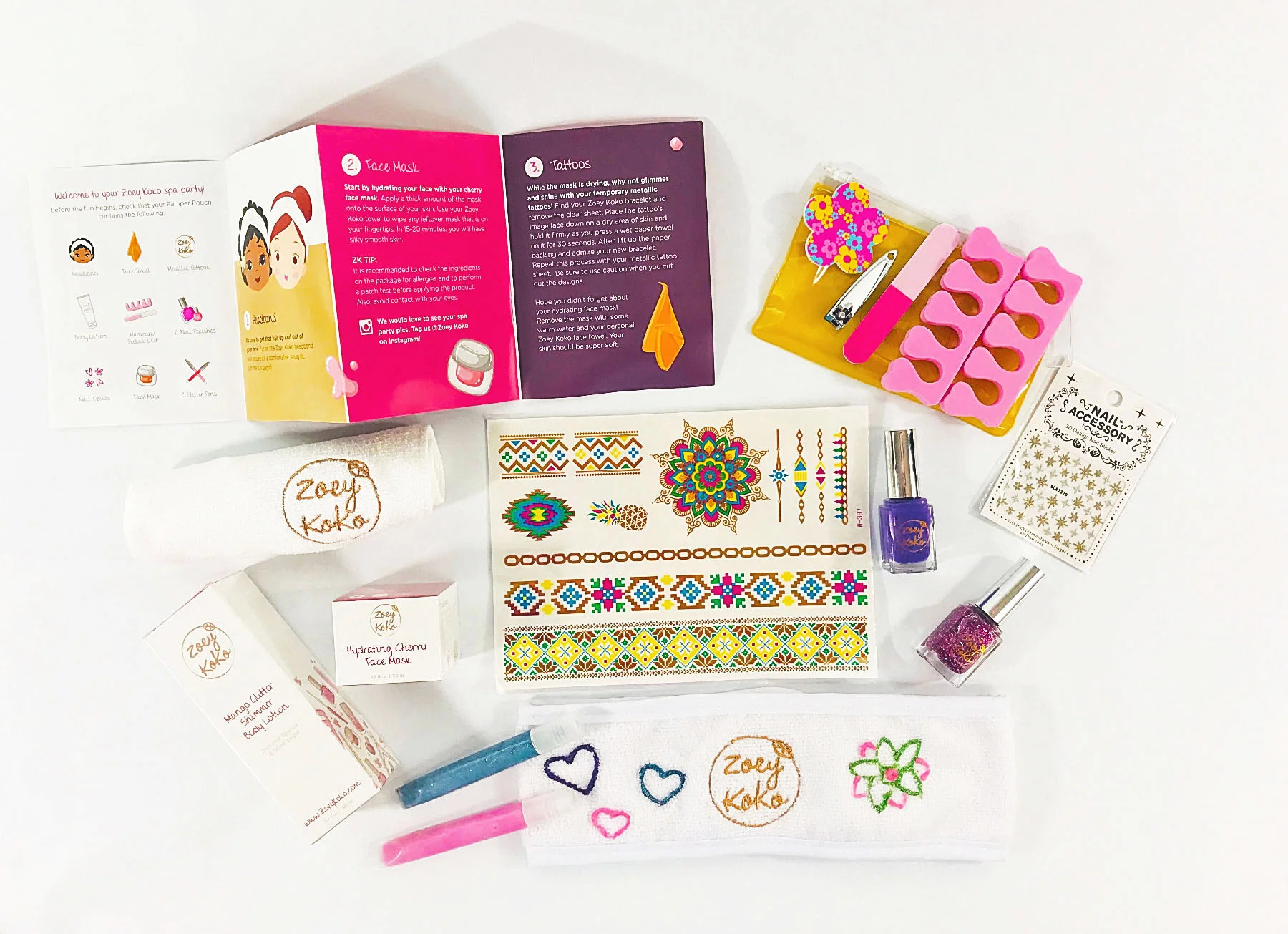 Pamper Pouch Spa Party Kit