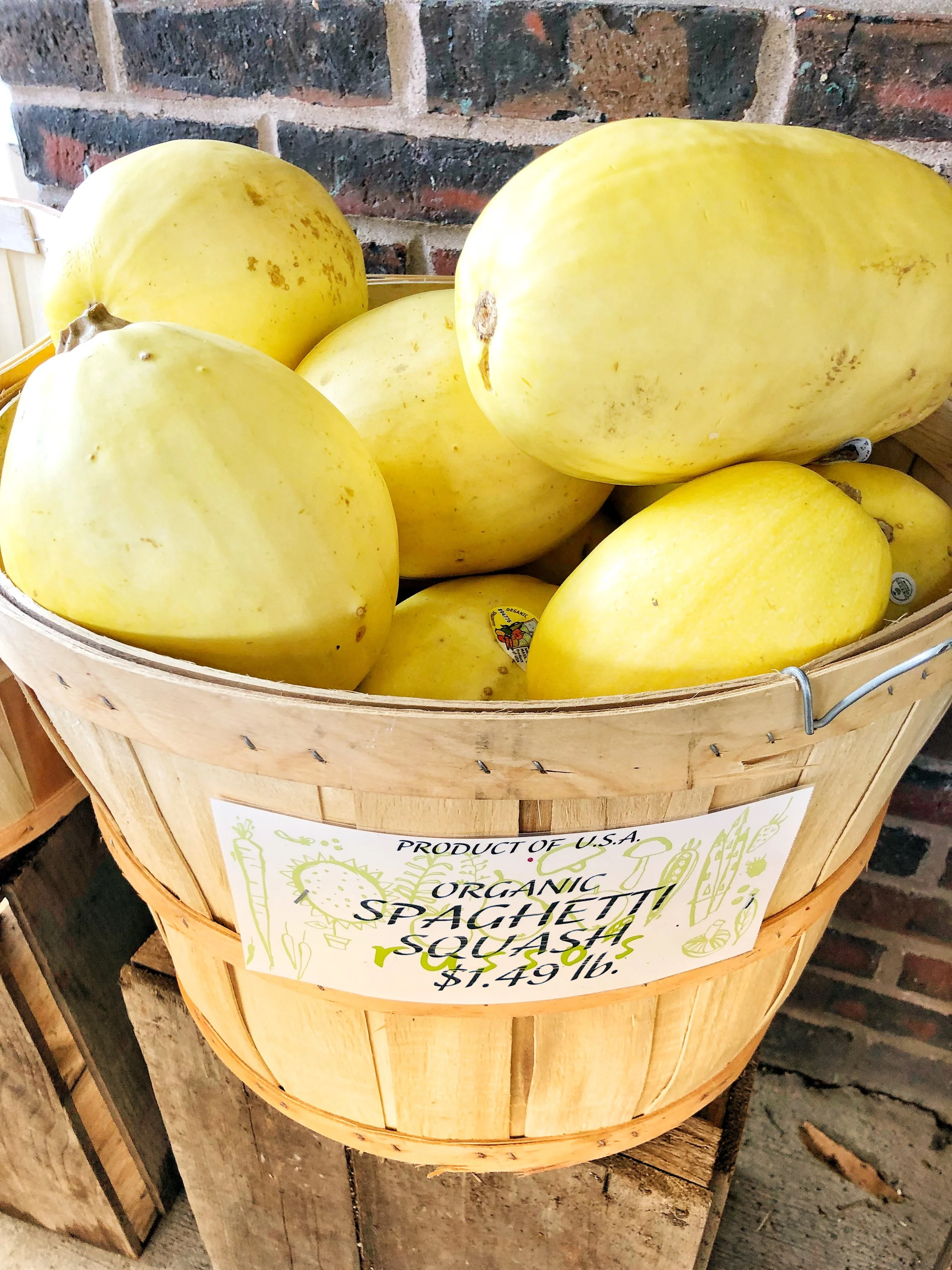 Special: Organic local winter squash $.98 lb.