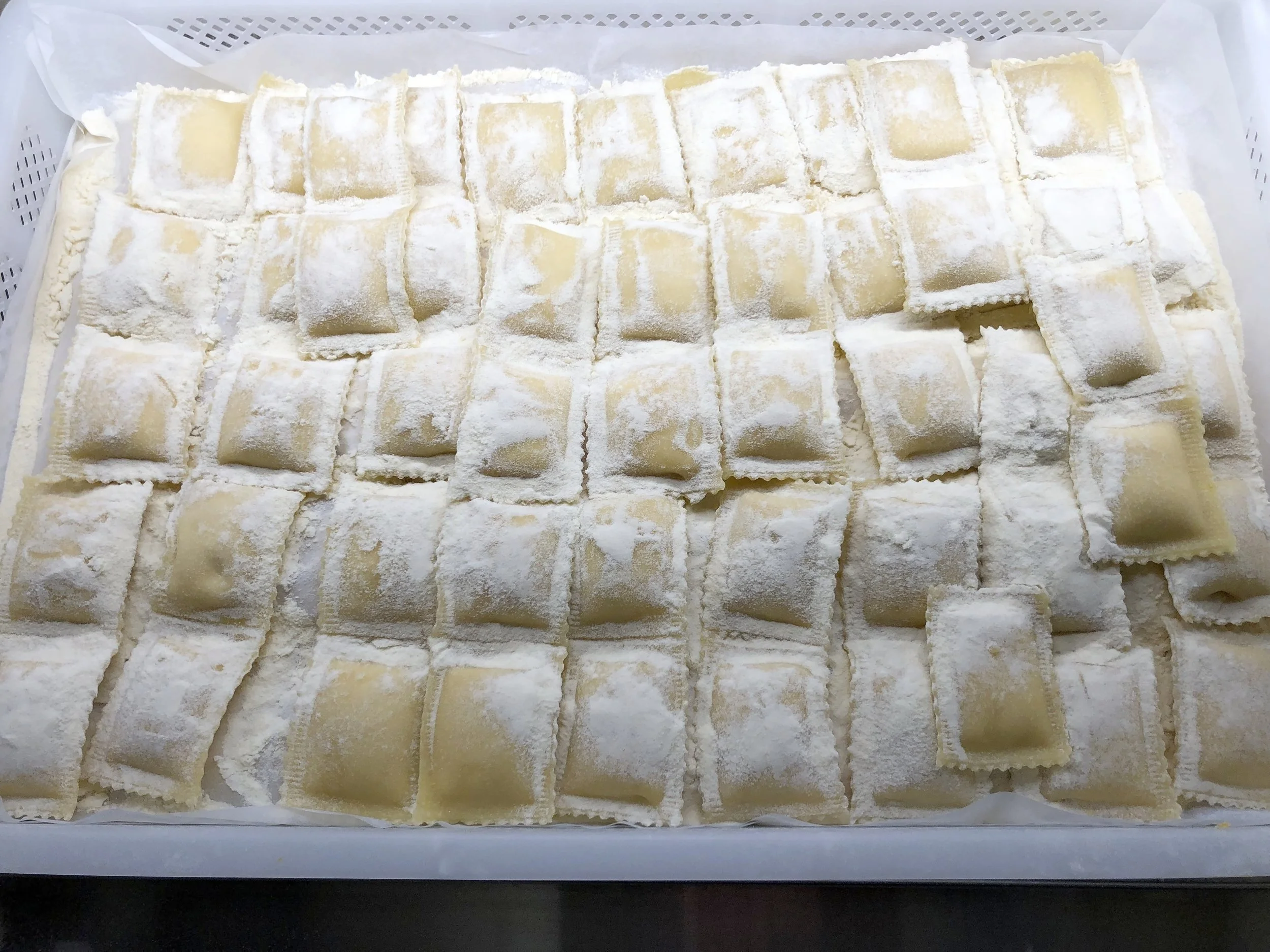 Homemade raviolis on special this week at Russo’s.