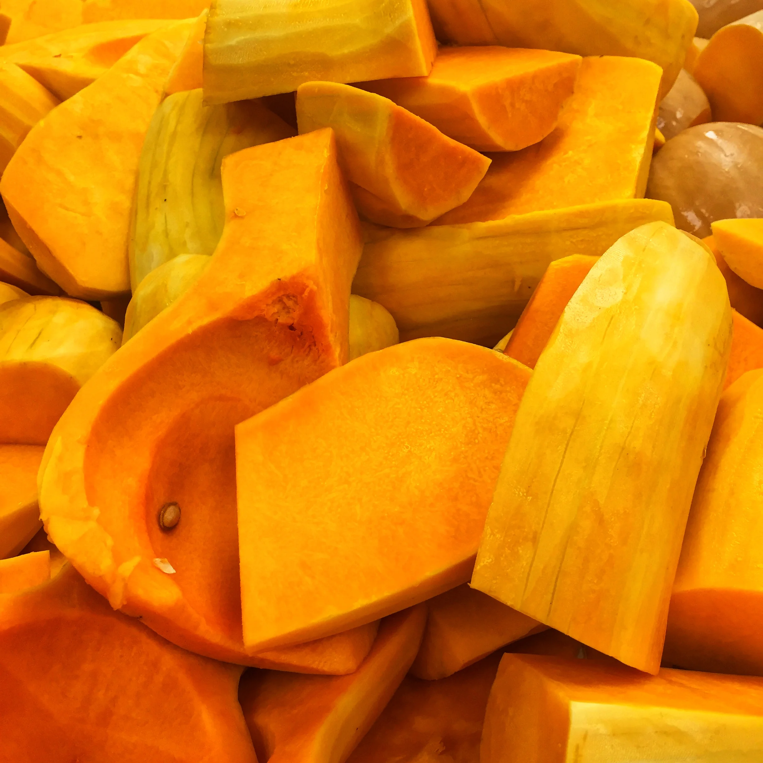 Organic locally grown Butternut Squash on special at Russo’s