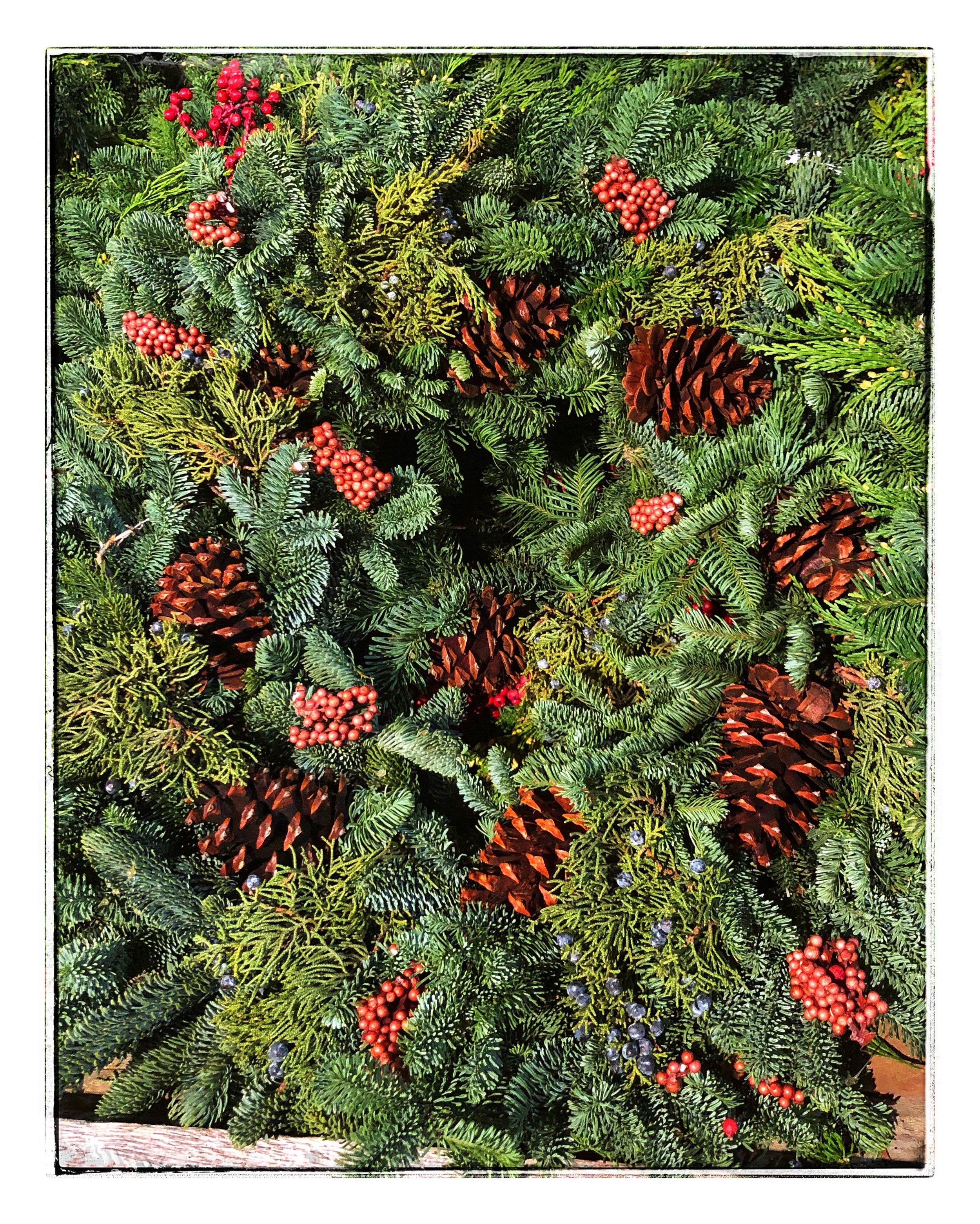 Wreaths at Russo’s to decorate the season!