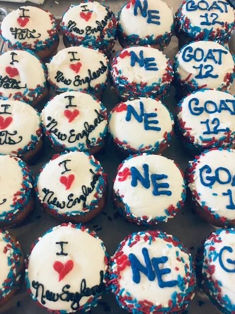 Order your Super Bowl cupcakes today! Go Patriots!
