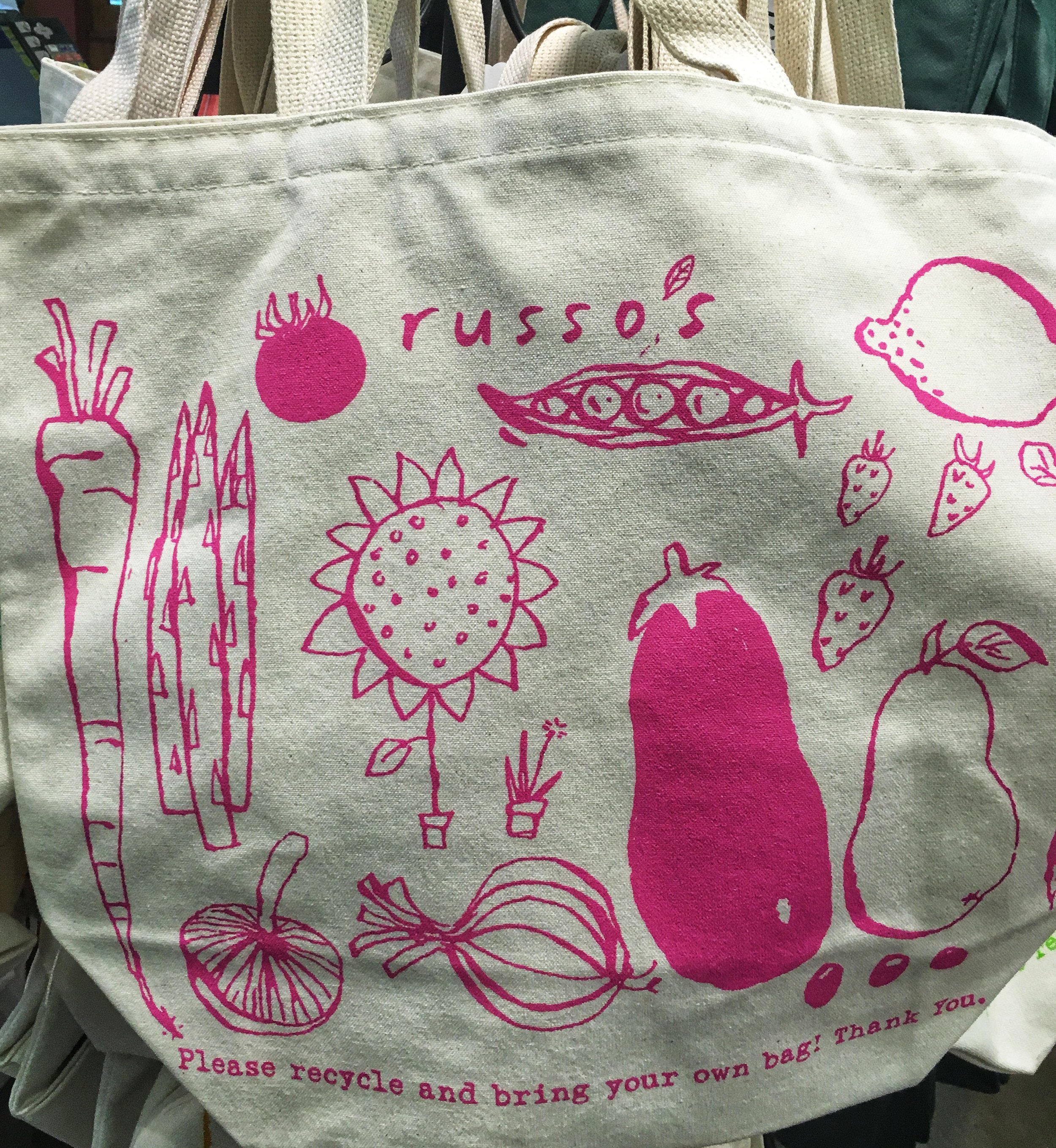 Win a Russo’s Tote this month and be the most fashionable person at the market!