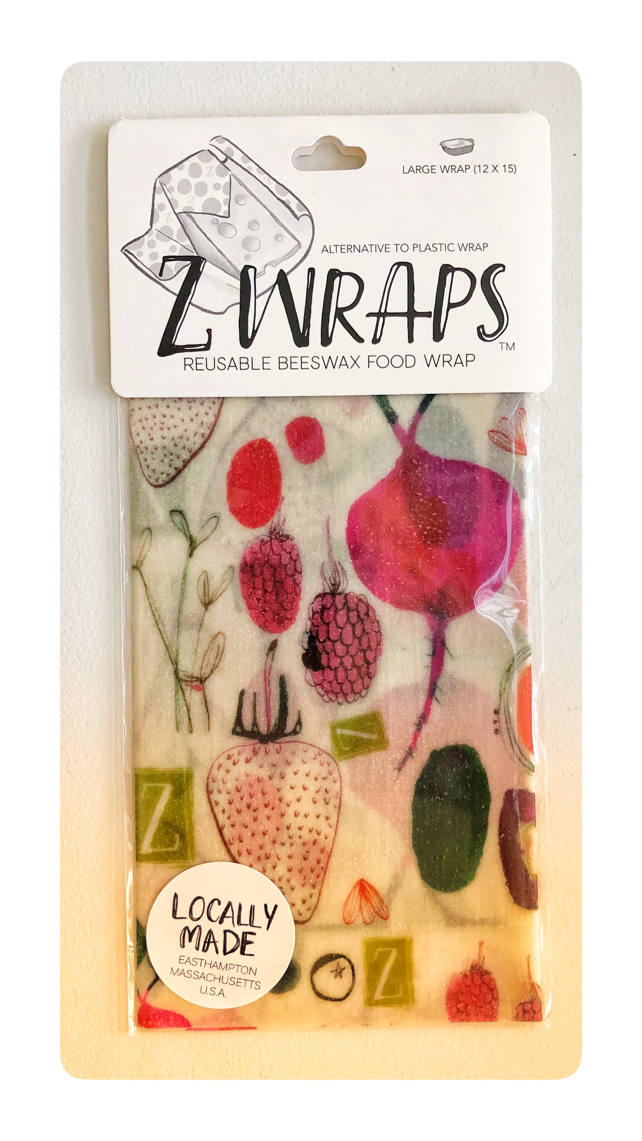 We are so excited to carry Z-Wraps at Russo’s! Stop using plastic and start re-using Z-Wraps!
