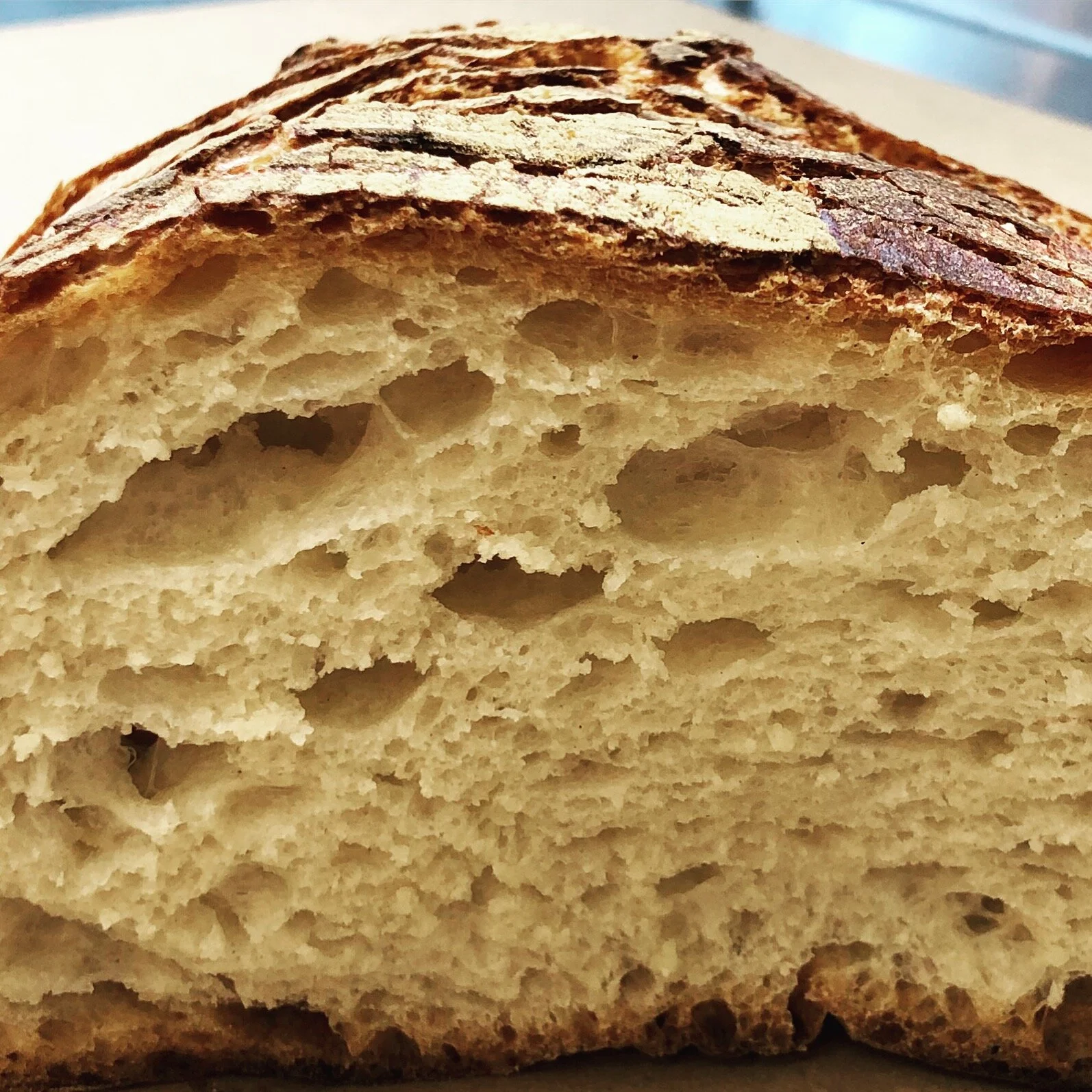 As the weather turns colder, we love to snack on warm bread from our bakery!