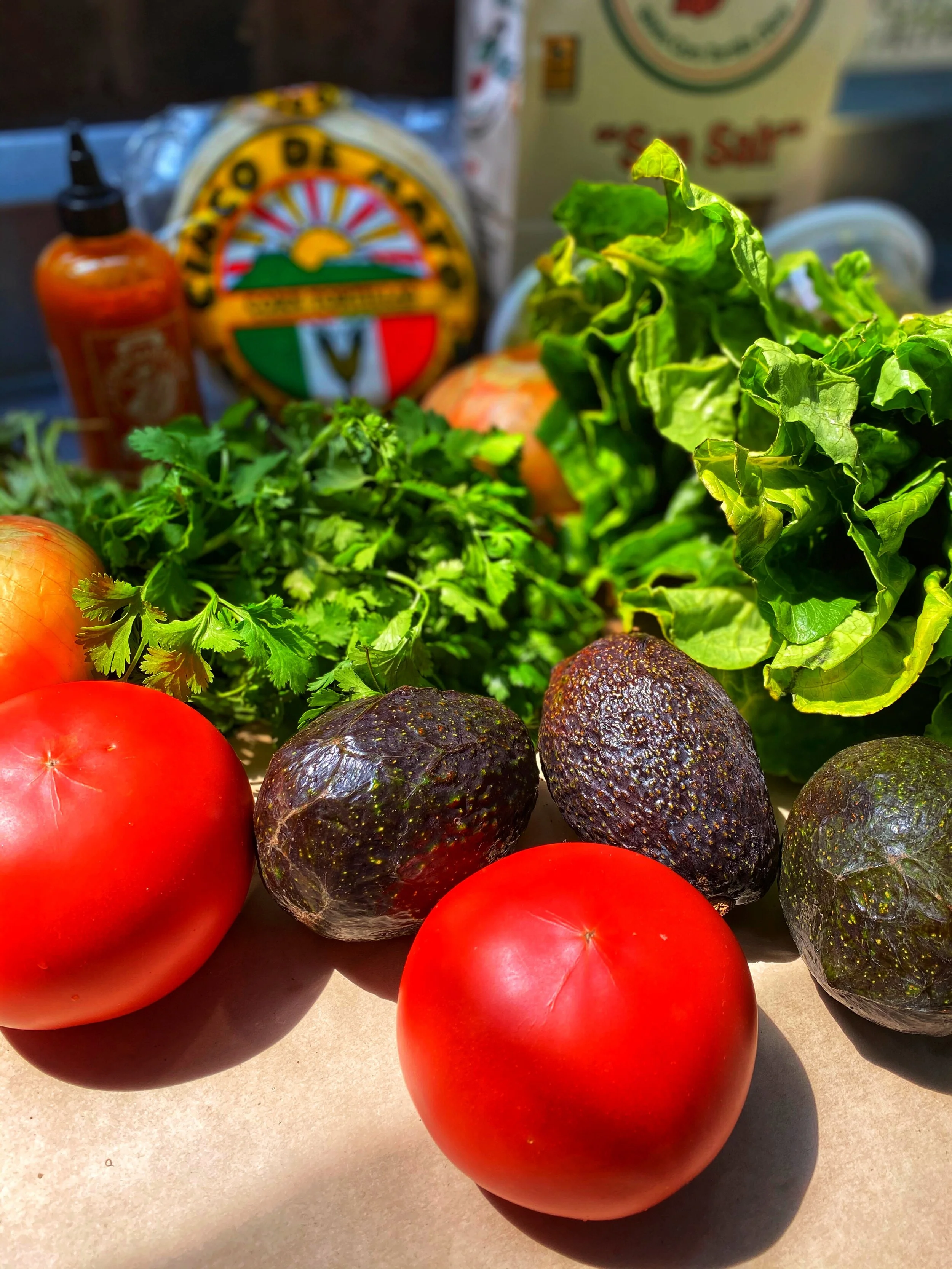 Our Taco Box has all of these ingredients plus more! We cook (almost) everything for you so you have the fun part of the taco building.