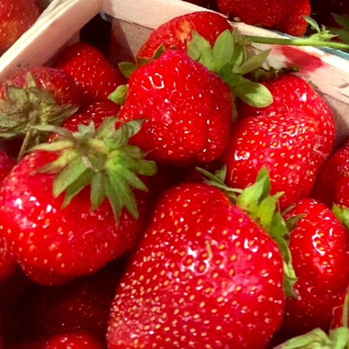 Locally grown strawberries are here!