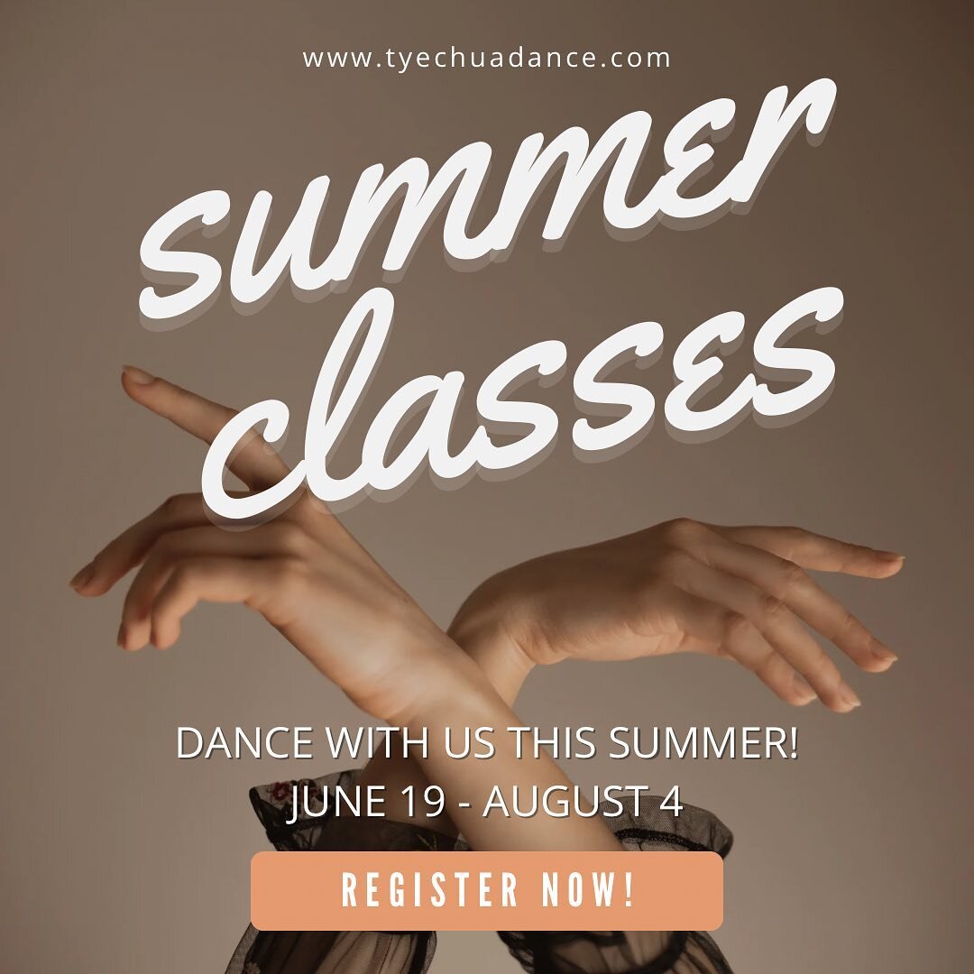 Summer classes are filling up FAST!!!

Register as soon as possible to ensure your place at the barre! 

We keep class size small to ensure each dancer gets the individual attention they deserve. 

See you all very soon!