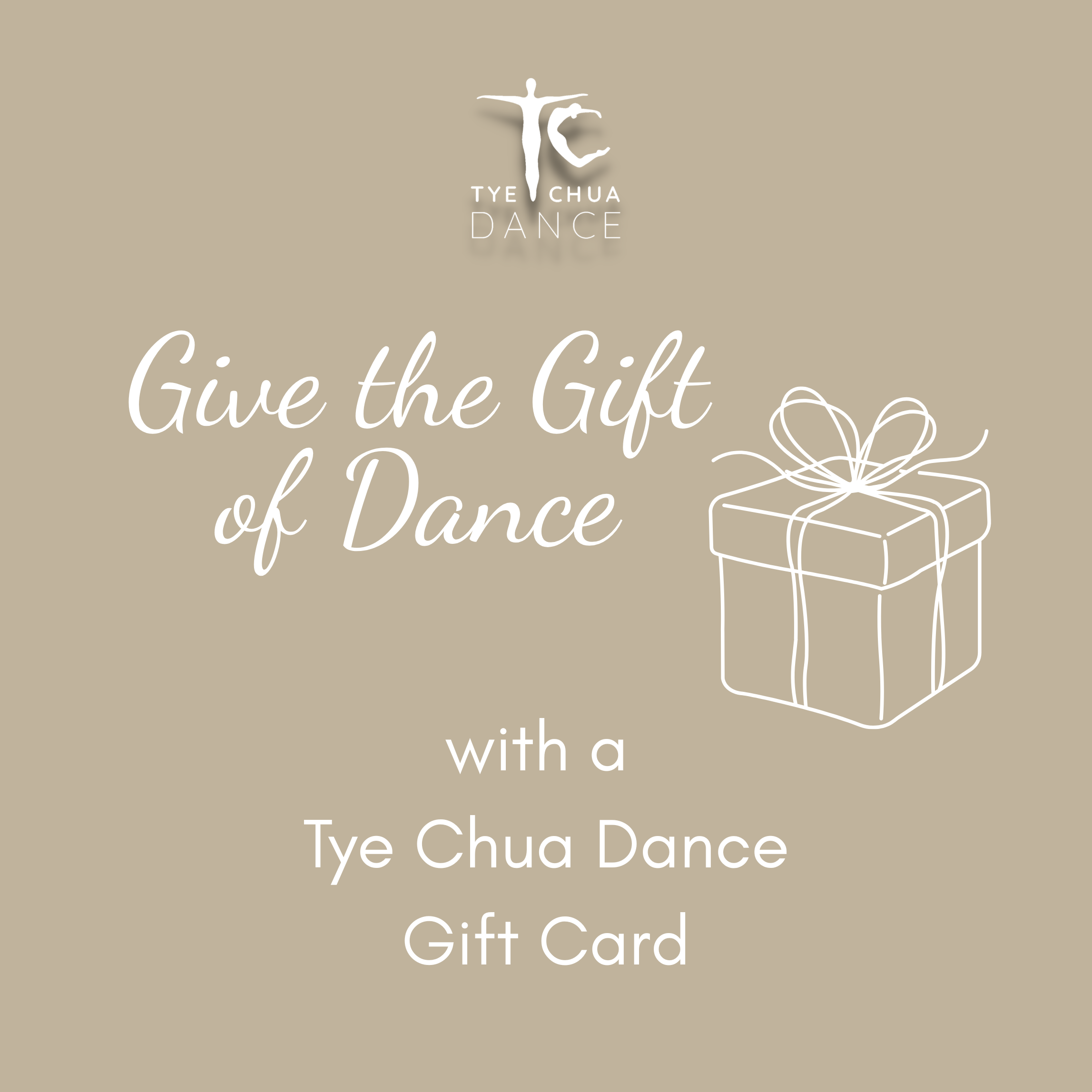 Tye Chua Dance Gift Card