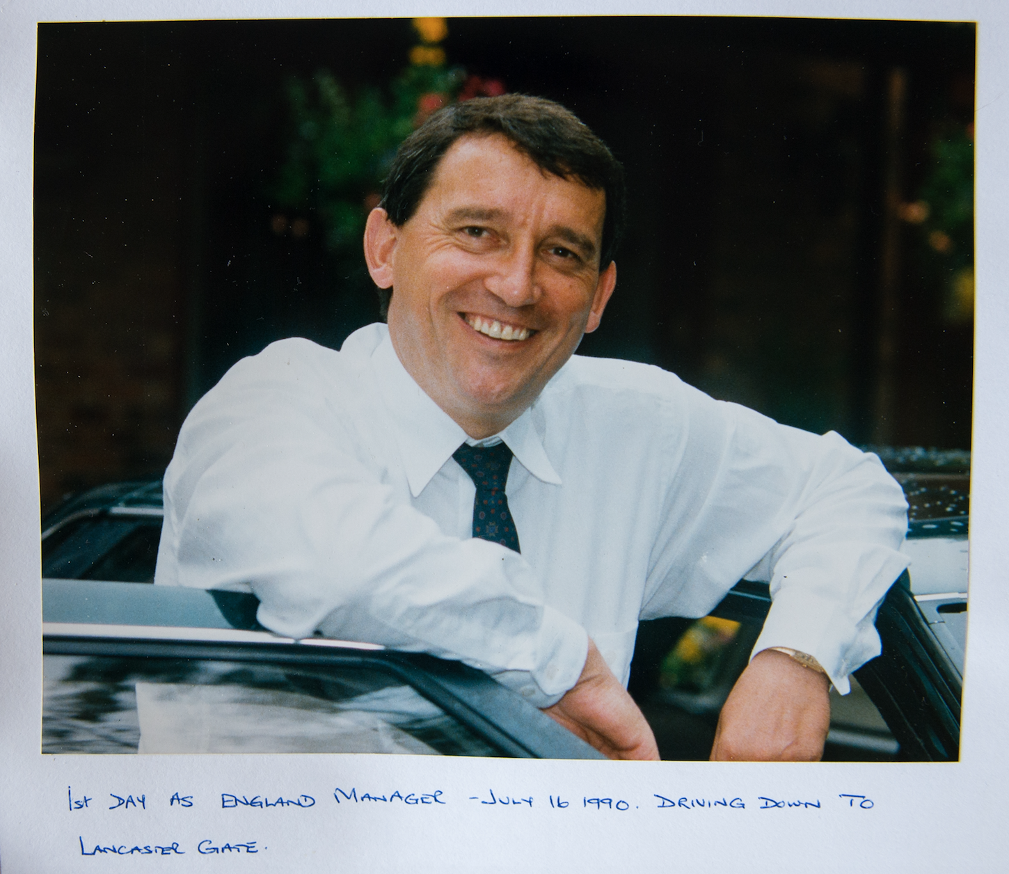 Ready to head to the FA's headquarters at Lancaster Gate on his first official day as England manager.