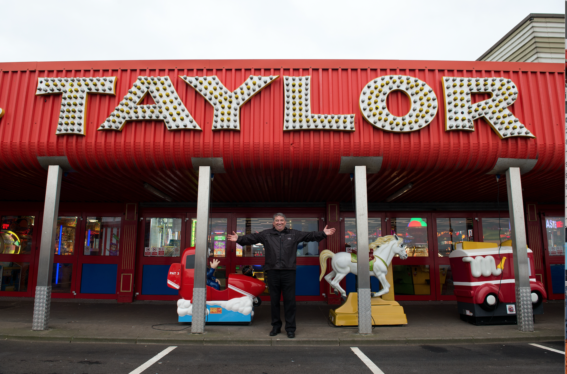 At an appropriately-named amusement arcade on the seafront at Cleethorpes.