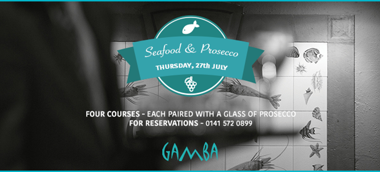 Seafood & Prosecco Dinner