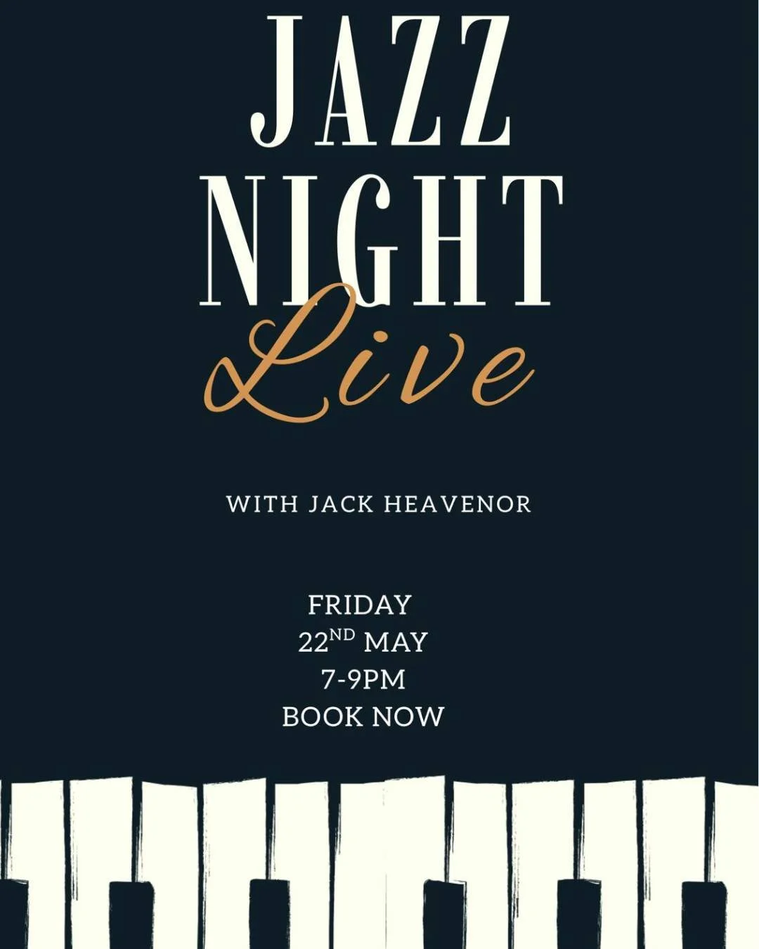 Hot on the heels of our first hugely successful Live Jazz Night last Friday, we're delighted to announce May's Jazz Night Live at Gamba, with the wonderful Jack Heavenor.🌟 🎶 

Jack's a Glasgow-based jazz vocalist and clarinettist, rooted in swing, 