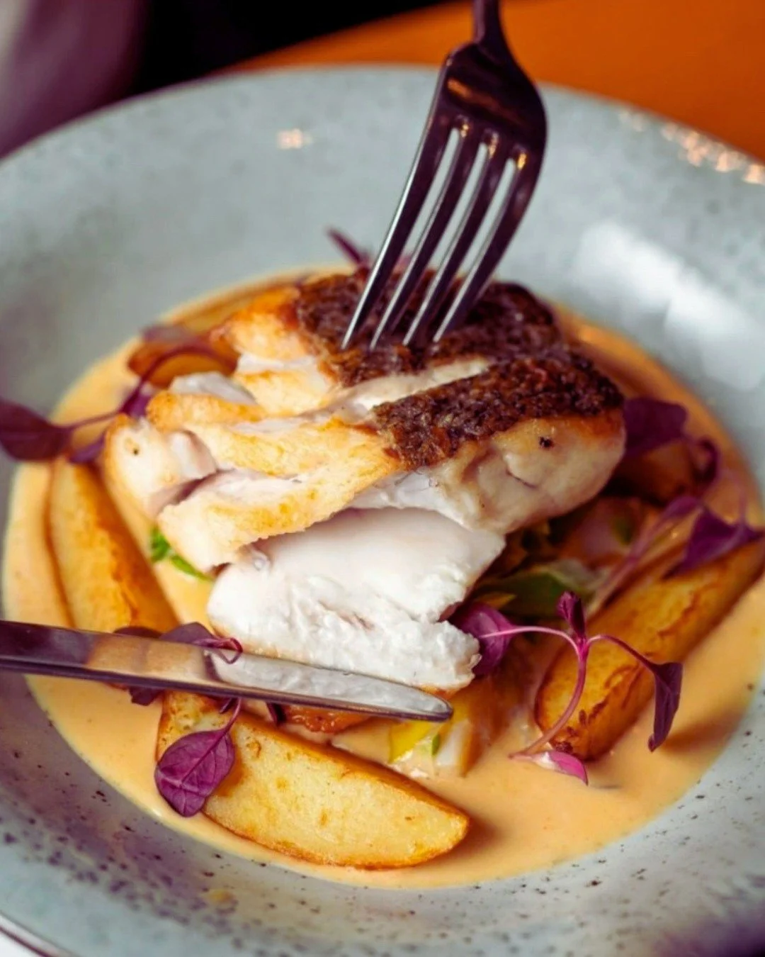There's more to life than the same sandwich at your desk, day in day out. 

Experience our seafood creative excellence as part of a great lunchtime deal.🦞🐟

2 courses for &pound;30, or 3 courses for &pound;35.

Join us Wednesday to Friday from 12 n