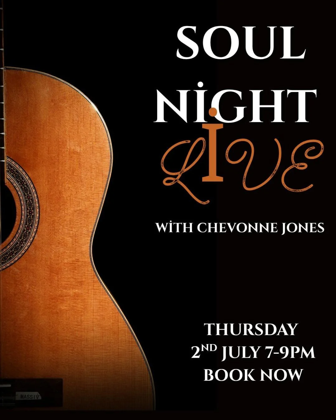 Live music returns to Gamba on Thursday, 2nd July from 7pm&ndash;9pm with London-based mezzo-soprano and guitarist Chevonne. 

Combining classical training with stunning soulful vocals, Chevonne will provide the perfect soundtrack to an evening of ex