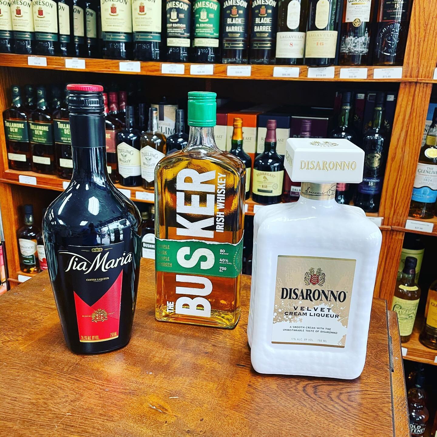 Come try something new today! Free tasting from 3:30 - 6:30 at our Mt Pleasant store with some new products!
Buskers Irish Whiskey
Disaronno Velvet Cream
Tia Maria Coffee Liquor