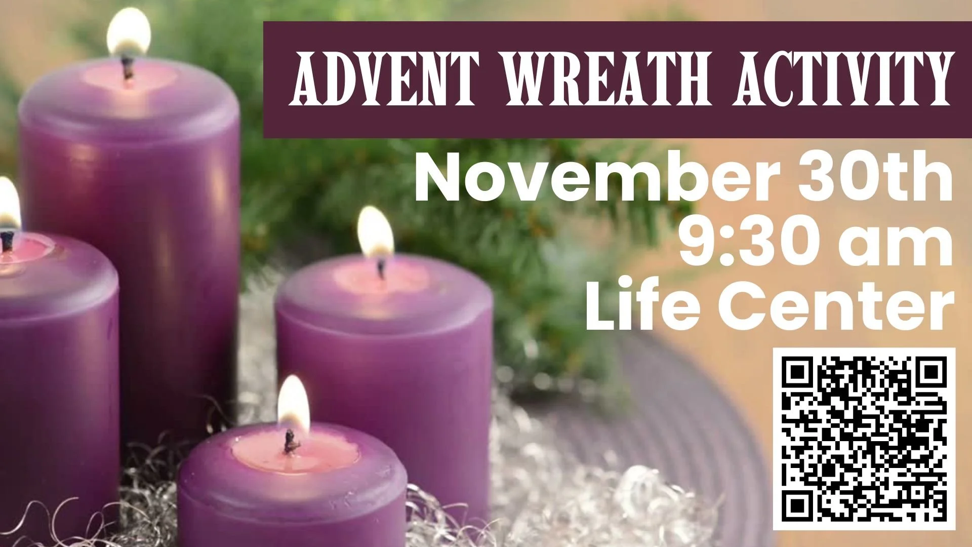 Advent Wreath Activity
