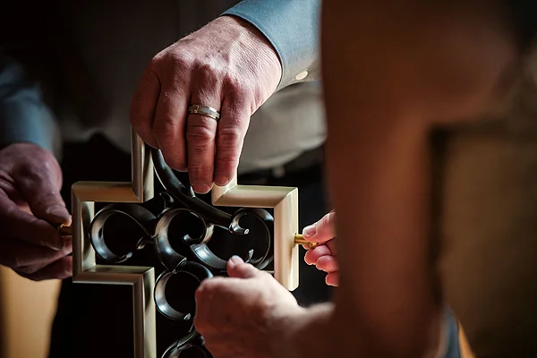  UNITY CROSS – Two pieces, fitted together, represent the two becoming one  photo ©    Henry Roy Photography   