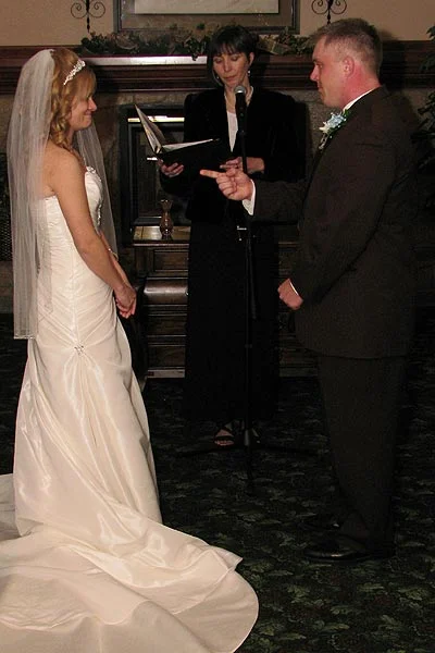  SIGN LANGUAGE VOWS – Signing vows for the groom's deaf parents  photo courtesy of the family  